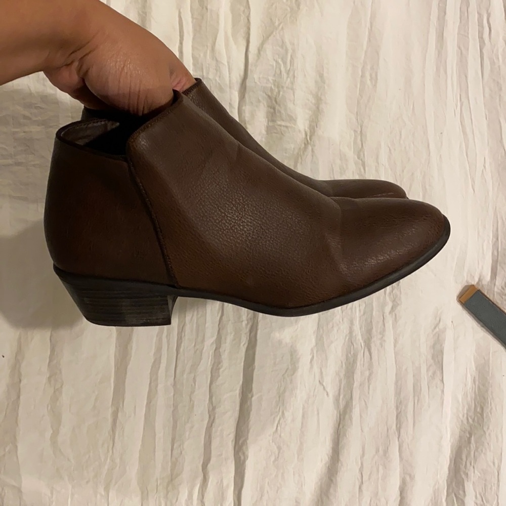 Brown booties